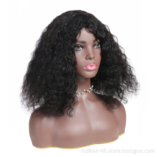 Wholesale Brazilian Water Wave Wigs Remy Glueless Human Hair Wig Full Machine Made Wigs For Women Human